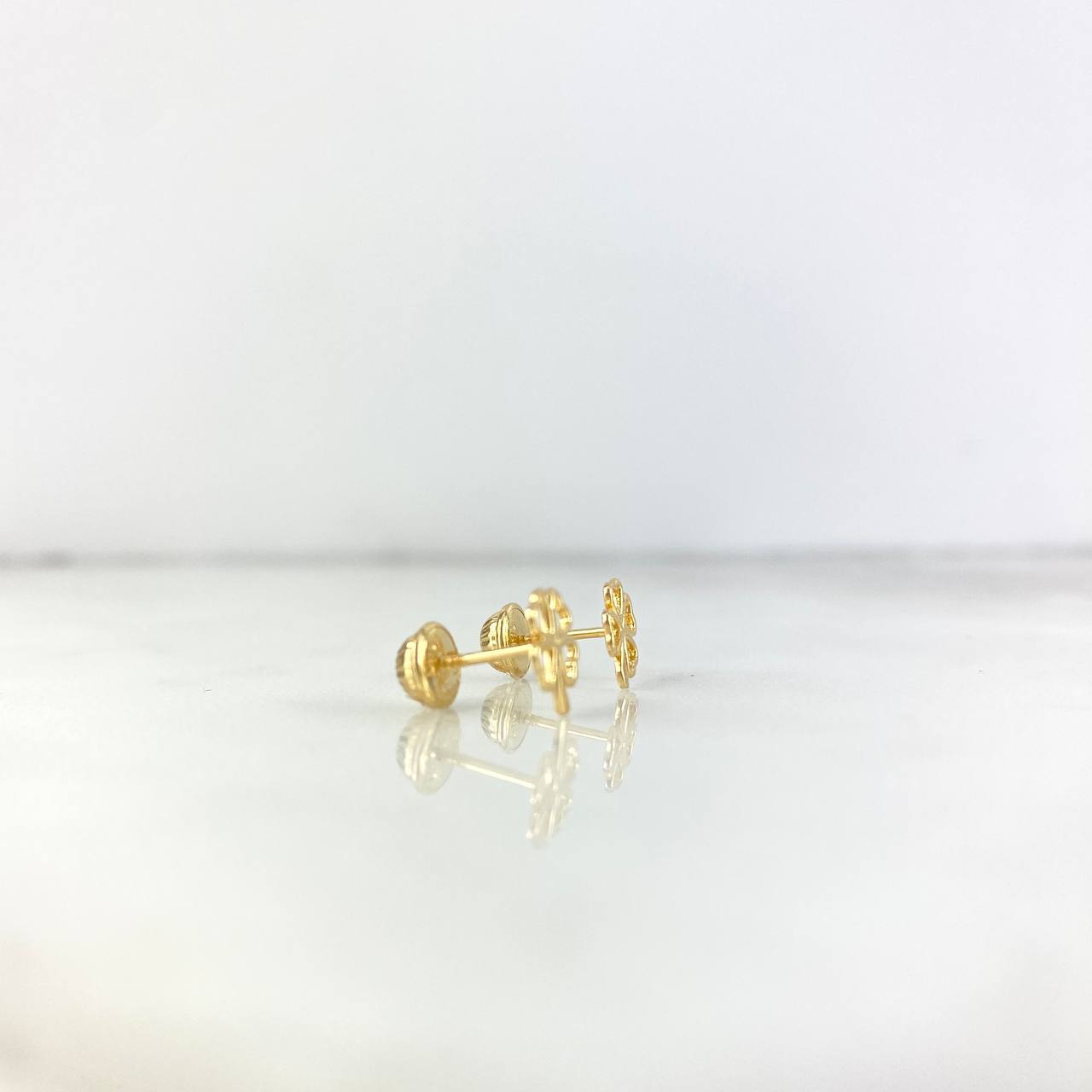 Topos Trébol 0.75gr / Oro Amarillo *