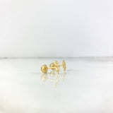 Topos Trébol 0.75gr / Oro Amarillo *
