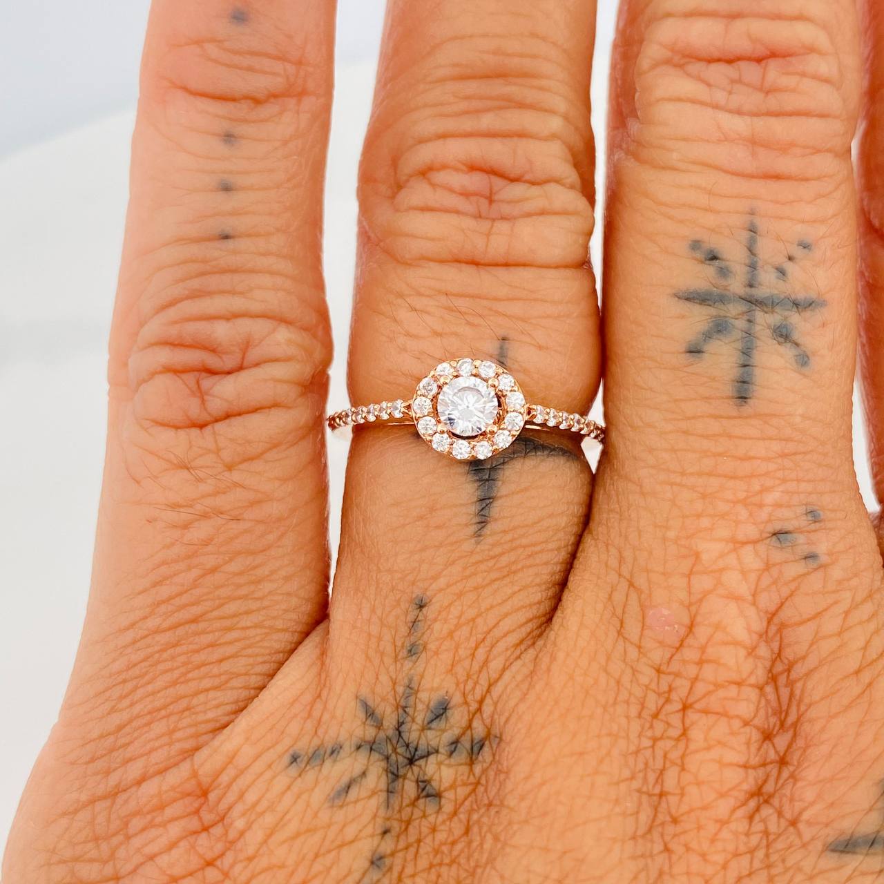 Anillo Churumbela 2.15gr / T6 1/4 / Oro Rosa 18K %