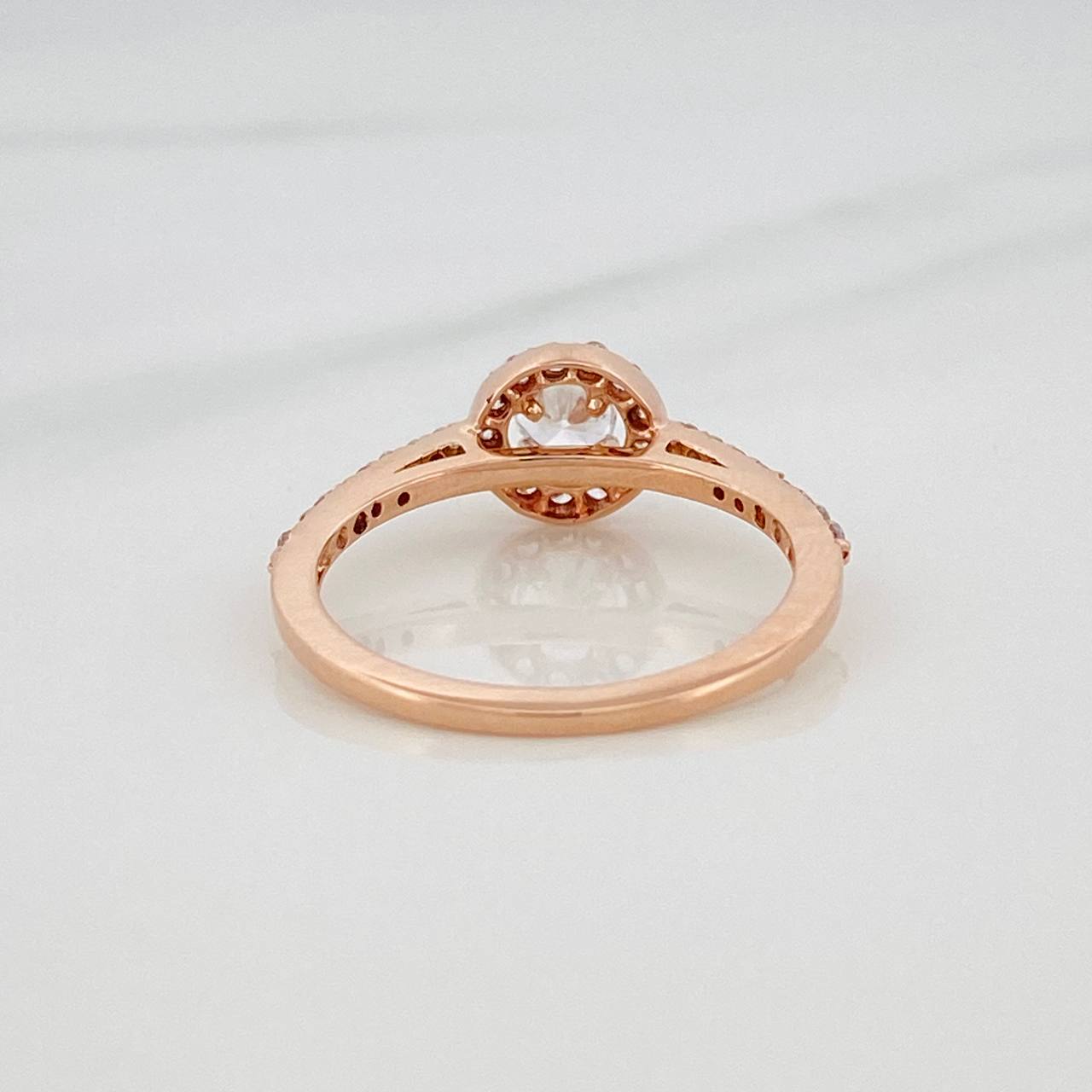 Anillo Churumbela 2.15gr / T6 1/4 / Oro Rosa 18K %