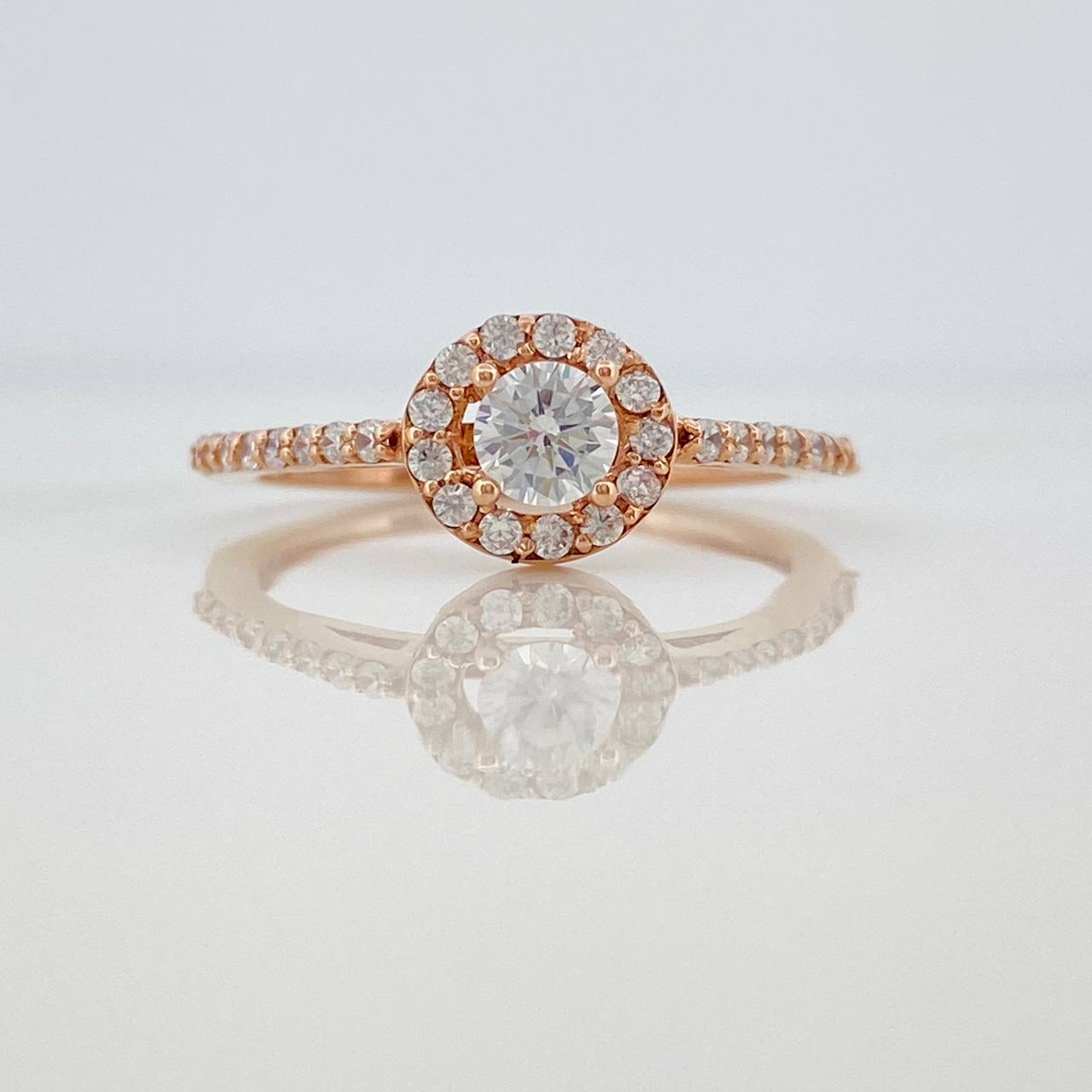 Anillo Churumbela 2.15gr / T6 1/4 / Oro Rosa 18K %