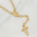 Rosario Virgen Milagrosa 12.2gr / 52.5cm / 6mm-5mm Oro Amarillo 18K $