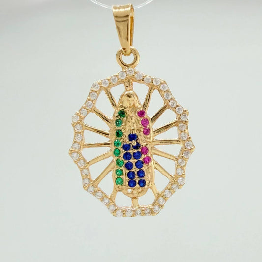 Dije Virgen Guadalupe 1.8gr / 2.8cm / Oro Amarillo 18K &
