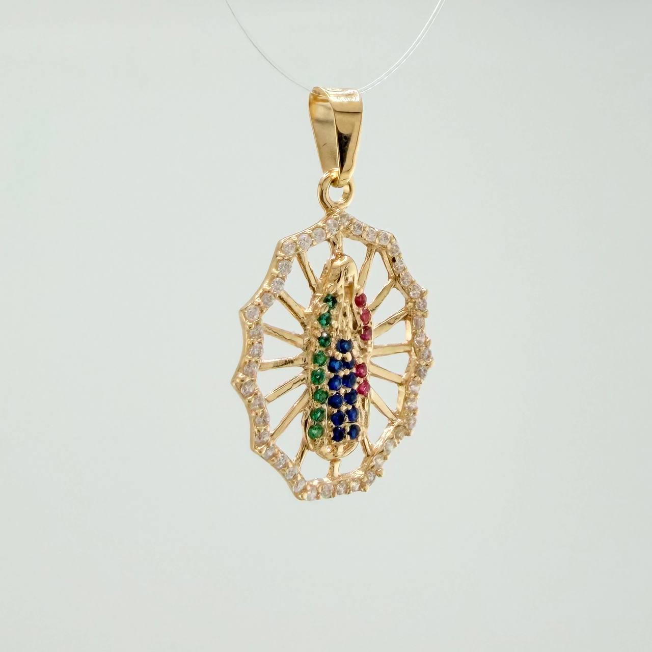 Dije Virgen Guadalupe 1.8gr / 2.8cm / Oro Amarillo 18K &