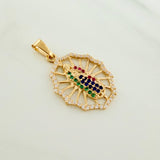 Dije Virgen Guadalupe 1.8gr / 2.8cm / Oro Amarillo 18K &