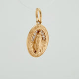 Dije Virgen Milagrosa 1.3gr / 2cm / Oro Amarillo 18K &