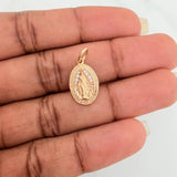 Dije Virgen Milagrosa 1.3gr / 2cm / Oro Amarillo 18K &
