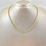 Cadena Lazo 2.4gr / 40cm / 2.1mm Oro Amarillo +3 18K