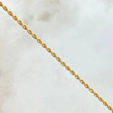 Cadena Lazo 2 g / 60 cm / 1.7 mm Oro Amarillo 18K