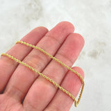 Cadena Lazo 2.5gr / 50cm / 2mm Oro Amarillo +3 18K *