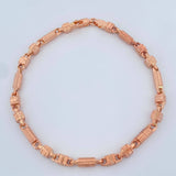 Pulso Rustico 6.2gr / 21.6cm / Oro Rosa 18K &