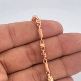 Pulso Rustico 6.2gr / 21.6cm / Oro Rosa 18K &