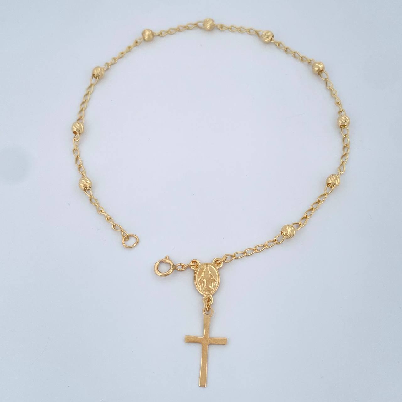 Pulso Espiga 2.15gr / 19.5cm / Oro Amarillo 18K &