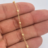 Pulso Espiga 2.15gr / 19.5cm / Oro Amarillo 18K &