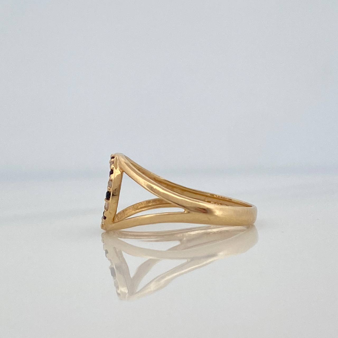 Anillo Corona 1.6gr / T4 1/4 / Oro Amarillo 18K