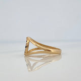 Anillo Corona 1.6gr / T4 1/4 / Oro Amarillo 18K