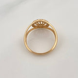 Anillo Corona 1.6gr / T4 1/4 / Oro Amarillo 18K
