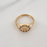 Anillo Corona 1.6gr / T4 1/4 / Oro Amarillo 18K