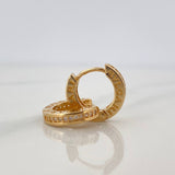 Candongas Bv 3.95gr / 1.3cm / Oro Amarillo 18K &