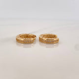 Candongas Bv 3.95gr / 1.3cm / Oro Amarillo 18K &