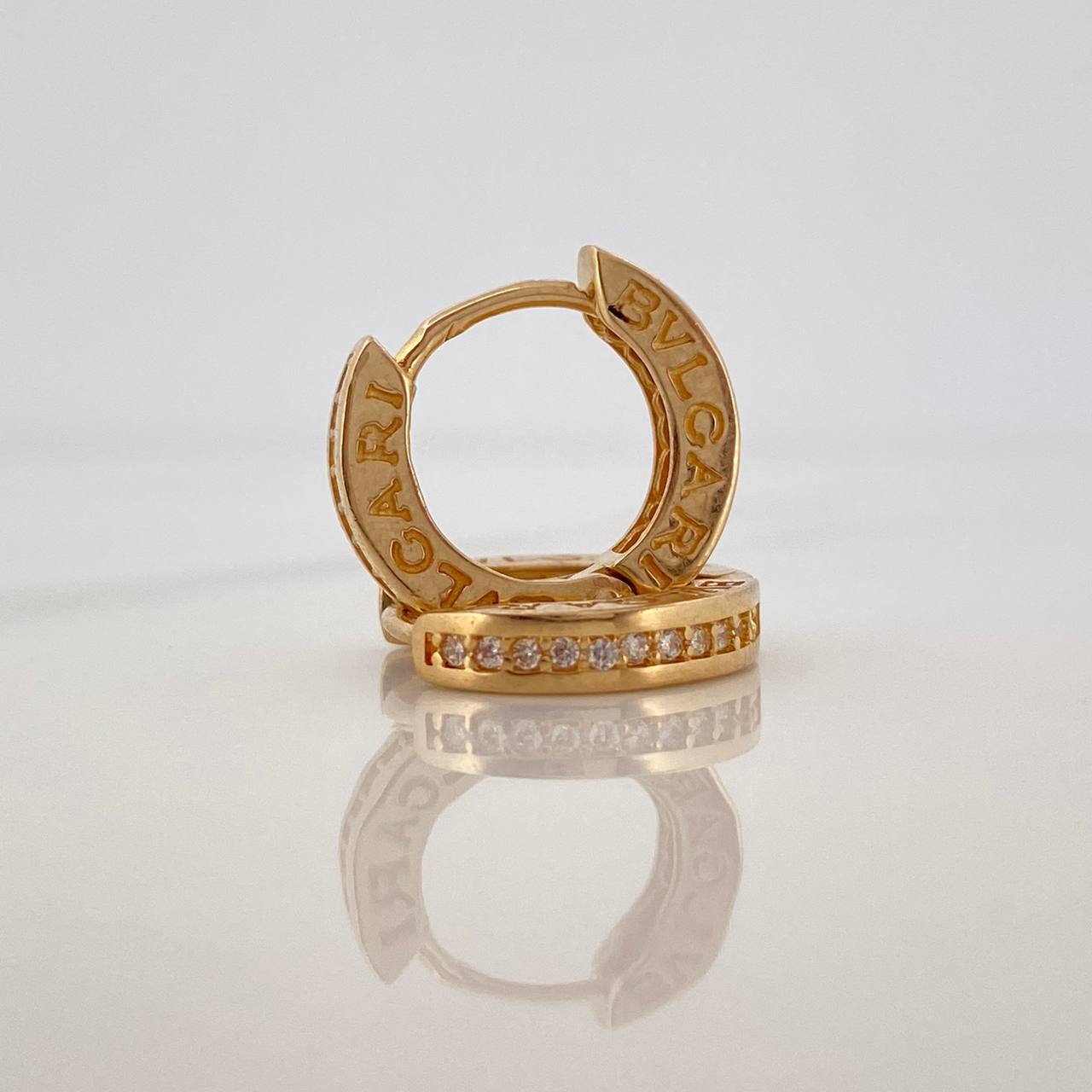 Candongas Bv 3.95gr / 1.3cm / Oro Amarillo 18K &