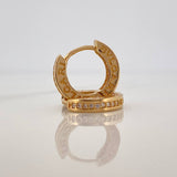 Candongas Bv 3.95gr / 1.3cm / Oro Amarillo 18K &
