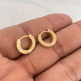 Candongas Bv 3.95gr / 1.3cm / Oro Amarillo 18K &