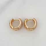 Candongas Daly Basteada 3.55gr / 1cm / Oro Amarillo 18K &