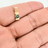 Dije Pendulo Correa 1.25gr / 1.5cm / Oro Amarillo 18K