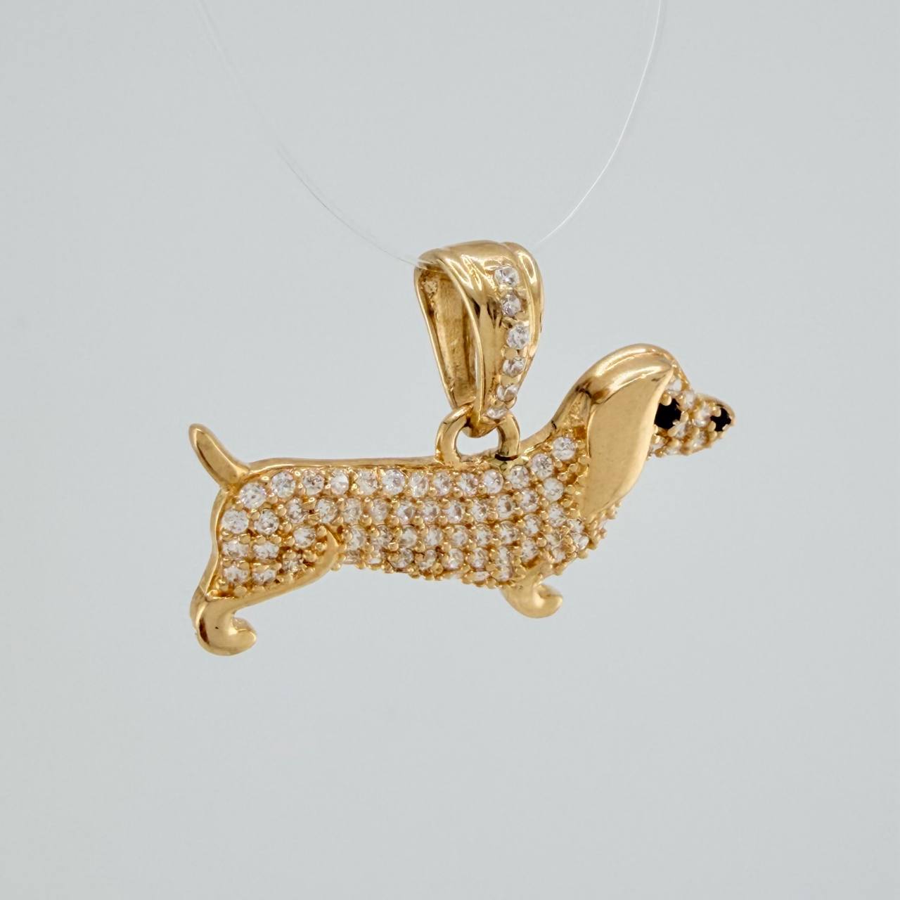 Dije Perro Salchicha 2.15gr / 1.7cm / Oro Amarillo 18K