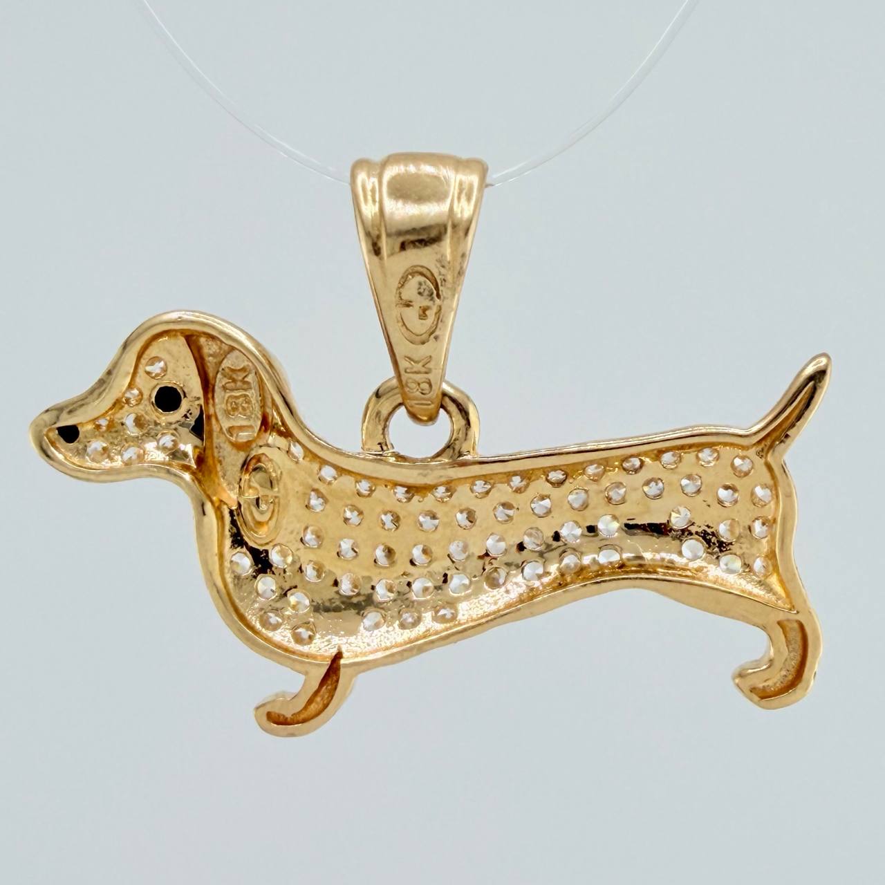 Dije Perro Salchicha 2.15gr / 1.7cm / Oro Amarillo 18K