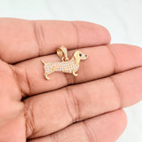 Dije Perro Salchicha 2.15gr / 1.7cm / Oro Amarillo 18K