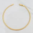 Pulso Cubana 3.85g / 21.05cm / 2.91mm Oro Amarillo 18K