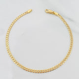 Pulso Cubana 3.85g / 21.05cm / 2.91mm Oro Amarillo 18K
