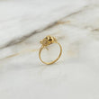 Anillo Oso 2.55gr / T6 1/2 / Circones Blancos-Negros-Rojos-Verdes Oro Amarillo