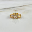 Anillo Princesa 2.45gr / T6 / Dos Oros Amarillo Blanco 18K ©