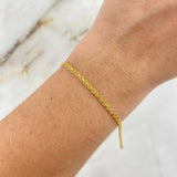Pulso China 1.35gr / 20cm / 2.5mm Oro Amarillo +1 *