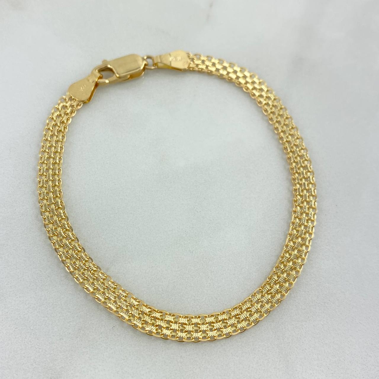 Pulso China 6.25gr / 20cm / 5mm Oro Amarillo +0 ©