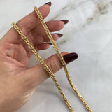 Cadena Peruana 29.1gr / 60cm / 4.7mm Oro Amarillo +3 *