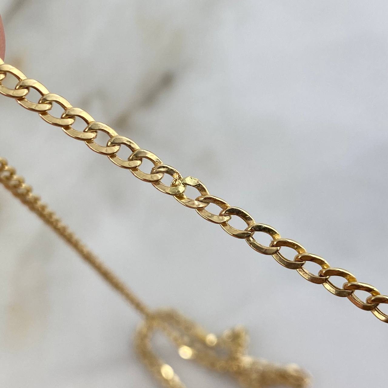 Cadena Cubana 3.9gr / 45cm / 3.3mm Oro Amarillo +0 * (Oferta)