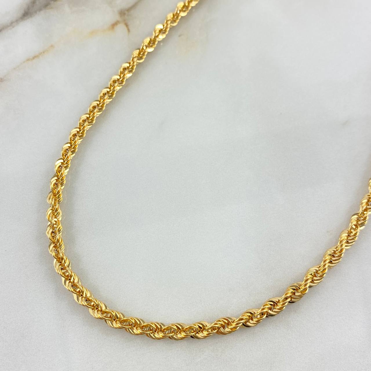 Cadena Lazo 9.45gr / 55cm / 4.3mm Oro Amarillo +3 *
