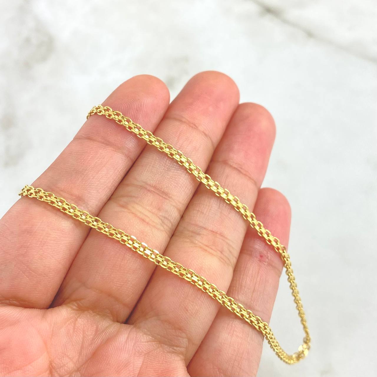 Cadena China 3gr / 60cm / 1.4mm Oro Amarillo +1 18K *