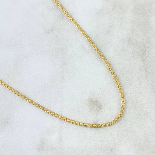Cadena China 2.25 g / 45.5 cm / 1.5 mm Oro Amarillo 18K