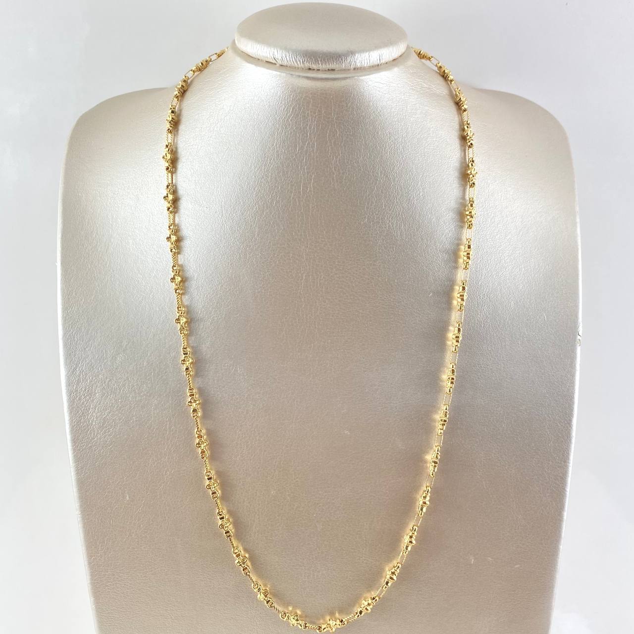Cadena Rustica Trebol 11.25gr / 60cm / Oro 18K ©