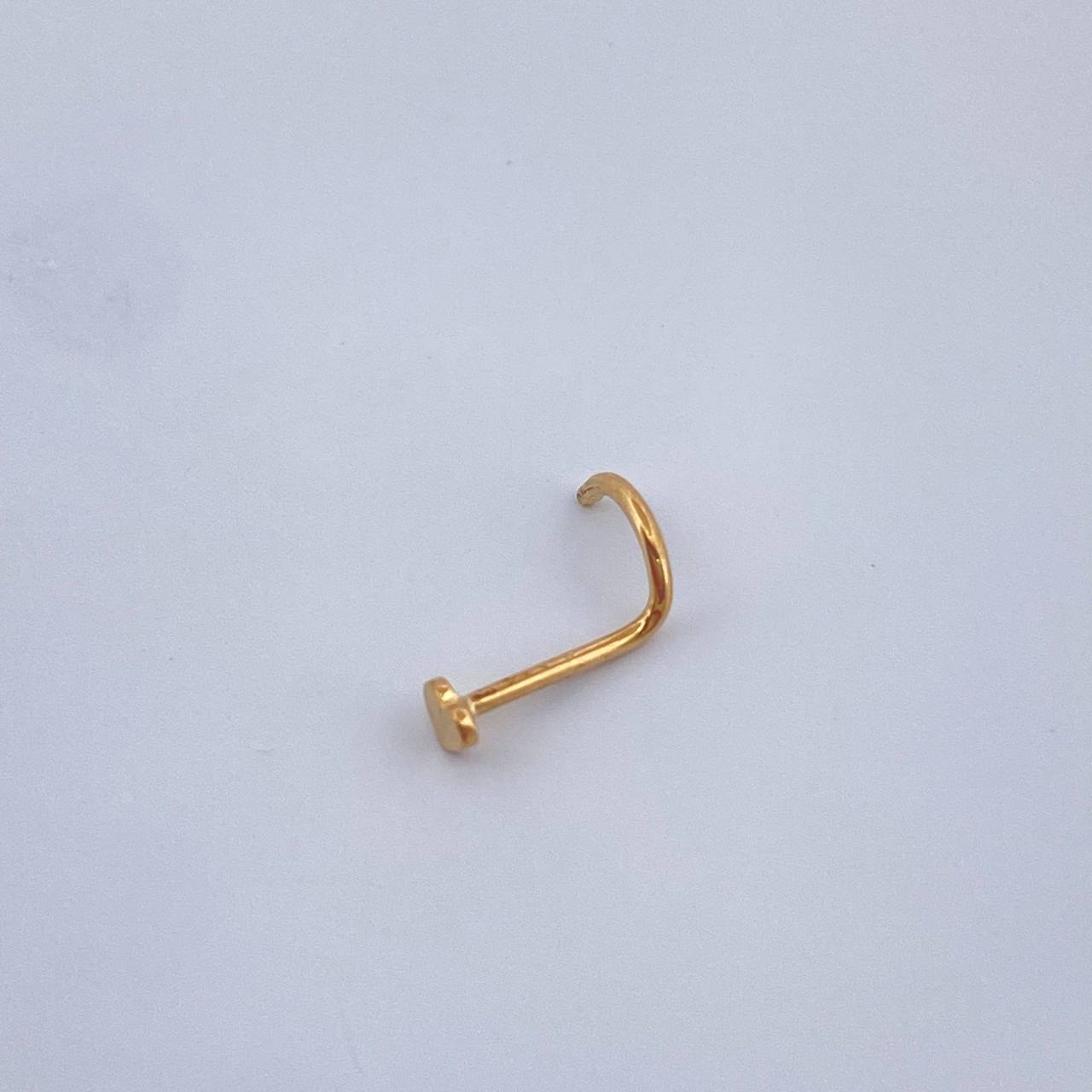 Piercing Chispa Corazon 0.1gr / 1cm / Oro Amarillo 18K $