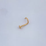 Piercing Chispa Corazon 0.15gr / 1cm / Oro Amarillo 18K $