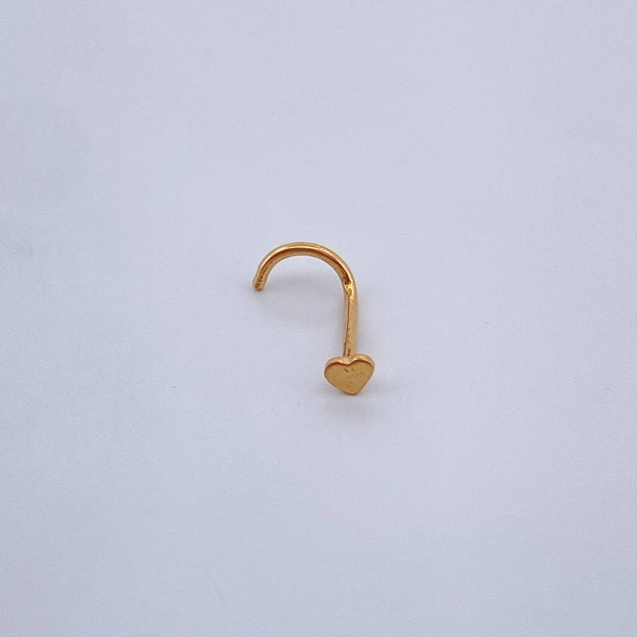 Piercing Chispa Corazon 0.15gr / 1cm / Oro Amarillo 18K $