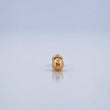 Piercing Bola Lisa 0.25gr / 1.2cm / Oro Amarillo 18K $