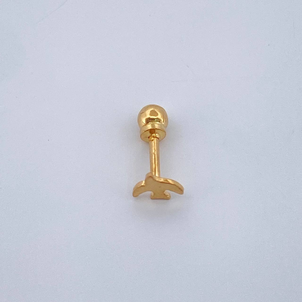 Piercing Ave 0.25gr / 1cm / Oro Amarillo 18K $