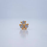 Piercing Flor 0.55gr / 1.1cm / Oro Amarillo 18K $